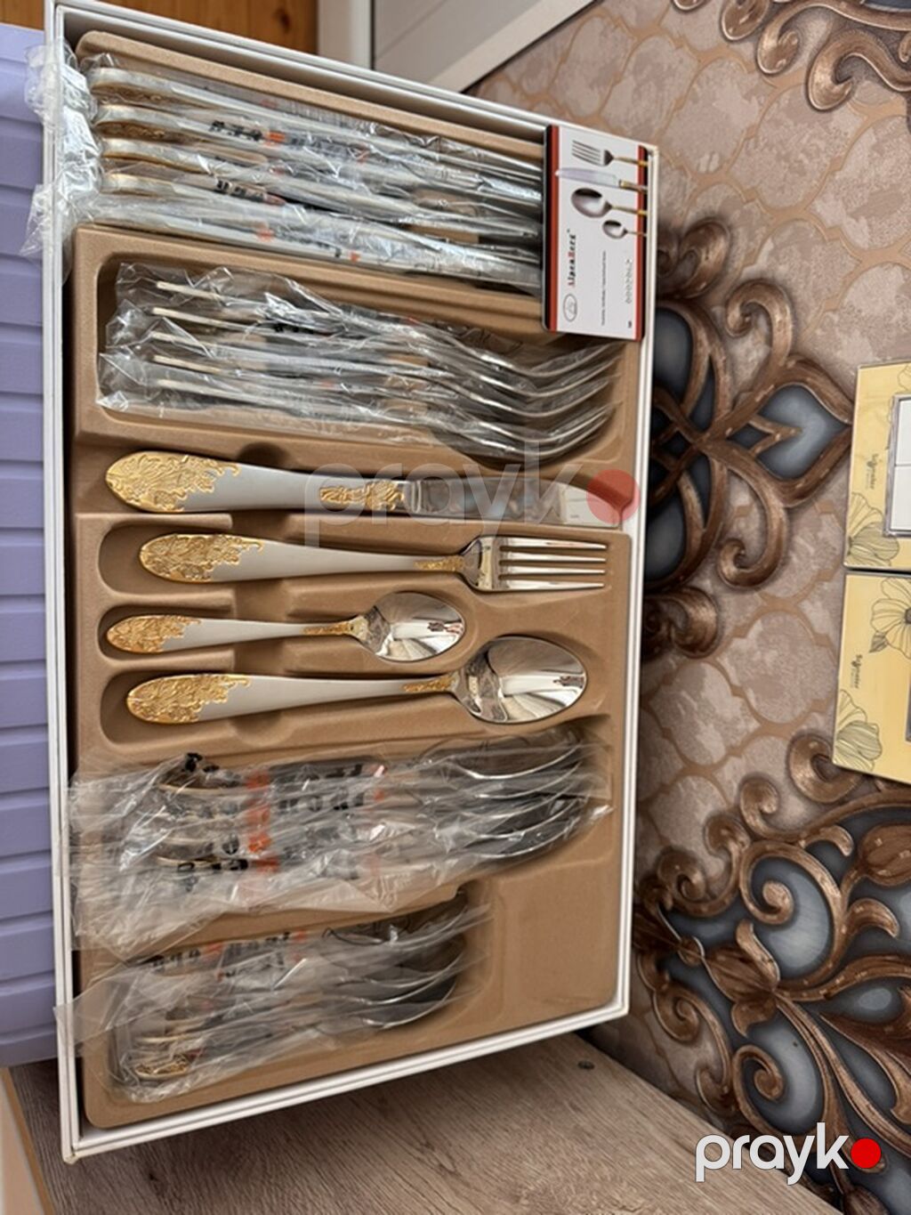 AlpenBerg 24 hissəli süfrə ləvazimatı dəsti - Material: 18/10 — Qablar və mətbəx əşyaları, Bakı (2)