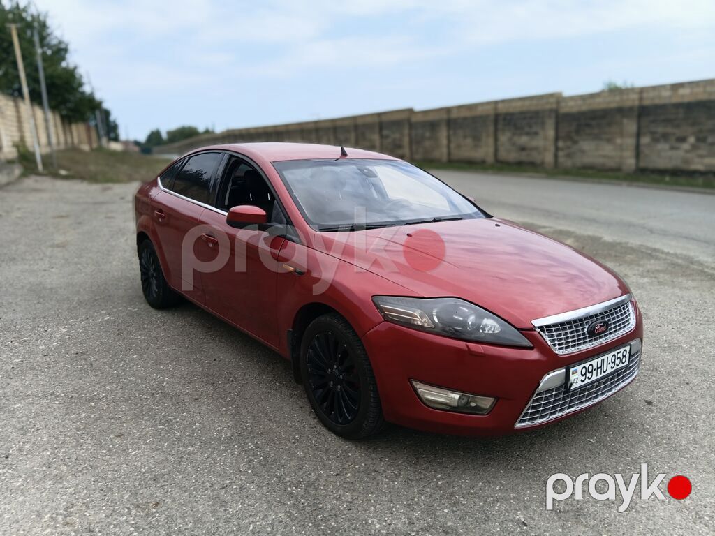Ford Mondeo liftback, qırmızı rəng. - Kuzov: 5 qapılı liftback — Avtomobillər, Qusar (8)