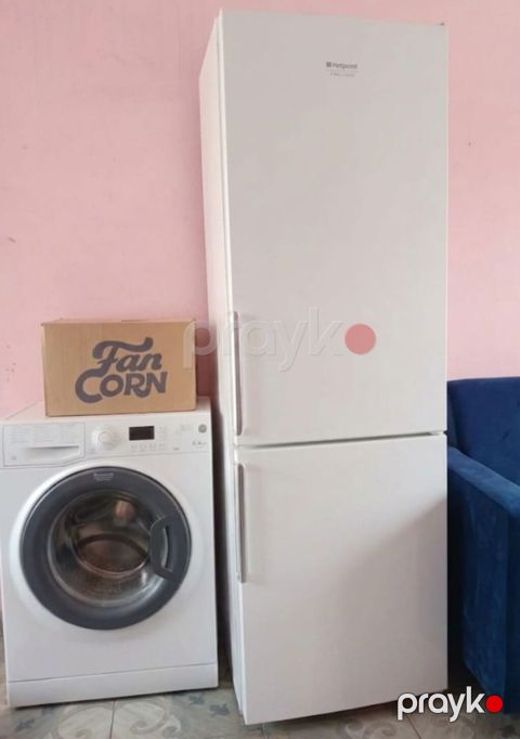 Hotpoint No Frost iki qapılı soyuducu Hec bir problemi yoxdur real