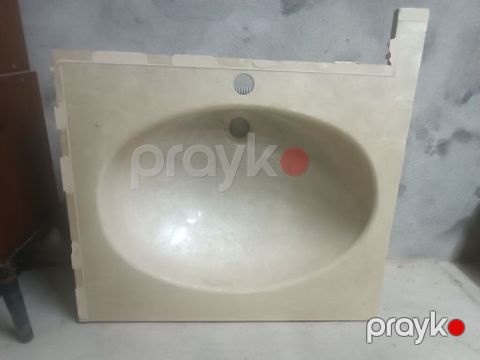 Banyo/kafel üçün tezgahüstü lavabo paneli - Material: Süni mərmər — Gəncə