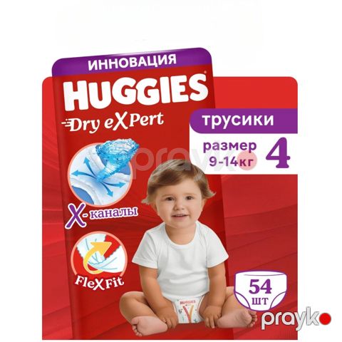 Tuman-bezlər Huggies Dry eXpert, ölçü 4, 54 əd — Bakı