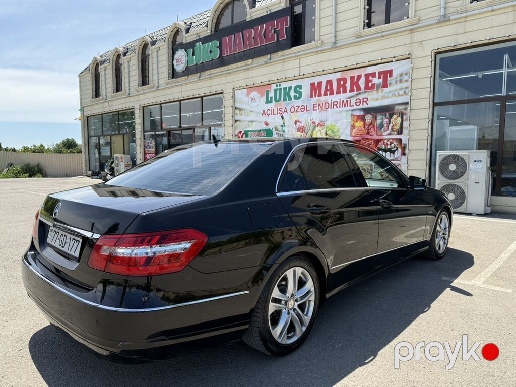 Mercedes-Benz E200 sedan, 2009-cu il, 1,8 turbo benzin, təmiz alman — Avtomobillər, Bakı (4)