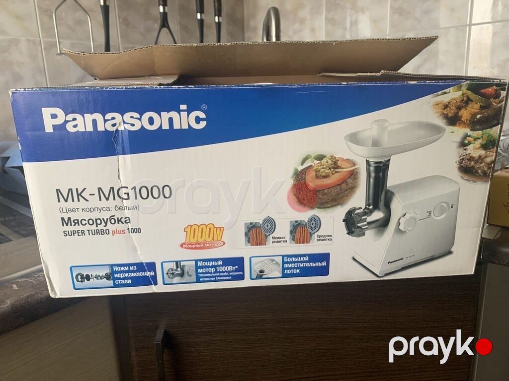 Panasonic MK-MG1000 ətçəkən Xüsusiyyətlər: - Güc: 1000 W (Super Turbo — Ət xırdalayıcılar və qurğular, Digah (2)