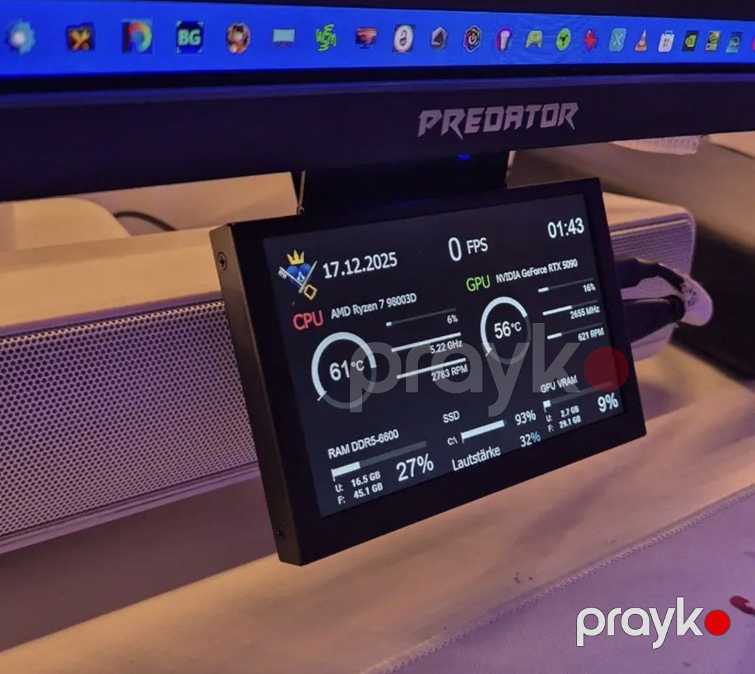 Lesown 5 inç sensor universal ekranı — Kompüterlər və noutbuklar, Bakı (9)