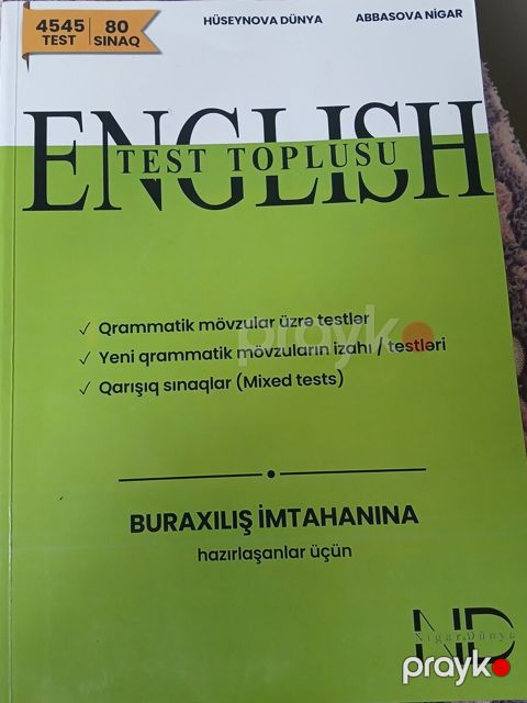 Test toplusu English — Bakı