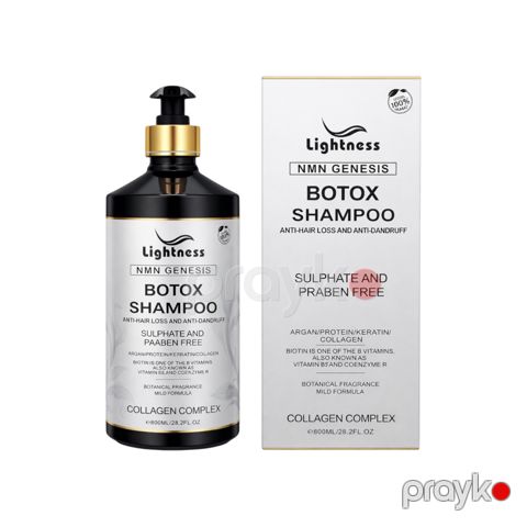 Sulfatsız şampun saçlar üçün Lightness saç tökülməsinə və kəpəyə qarşı 800 ml — Bakı