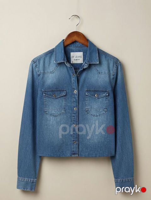 DF Jeans qadın cins köynəyi, S ölçü⁠ Orijinal "DF Jeans" markasının — Bakı