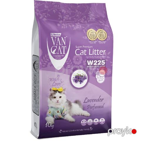 Topalaşan doldurucu Van Cat W225 Lavender Perfumed pişiklər üçün 10 kq — Bakı