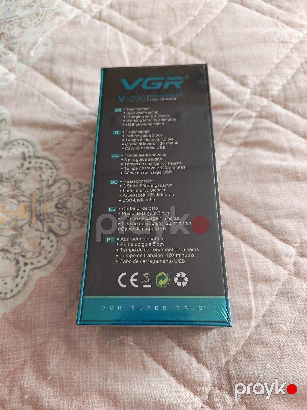 VGR V-290 Professional Hair Trimmer – VGR Super Trim Xüsusiyyətlər — Saç kəsmə maşınları, Bakı (4)