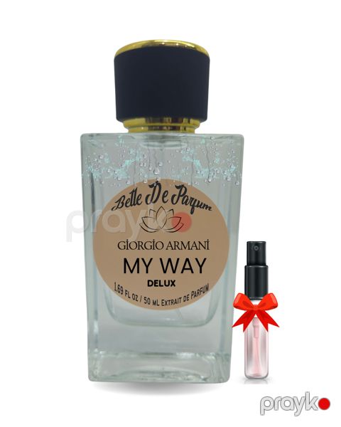 No Brand Qadın üçün ətir My Way Delux 50ml, Hədiyyə Xarıbülbül 6ml — Bakı
