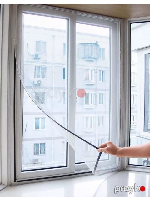 Ağcaqanadlara qarşı tor Window Screens Self-adhesive, 1.3х1.5 m — Bakı
