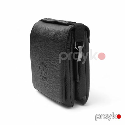 Kross-bodi çanta WestPolo 4001, qara, poliuretan, 15x16 sm — Bakı