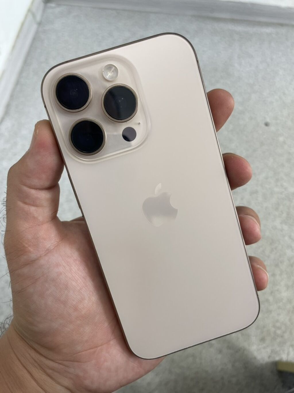IPhone 16 Pro, 128 GB, Desert Titanium, Face ID — Apple iPhone, Bakı