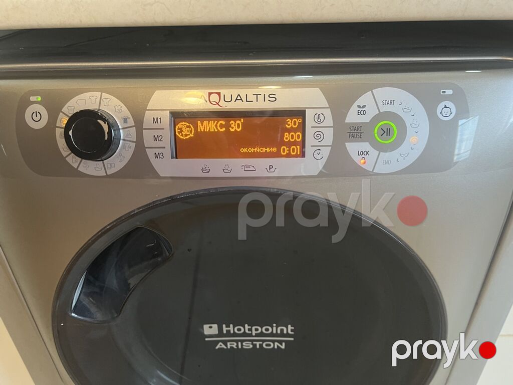 Hotpoint Ariston Aqualtıs önyükləməli paltaryuyan maşın — Çamaşır maşınları, Bakı (2)