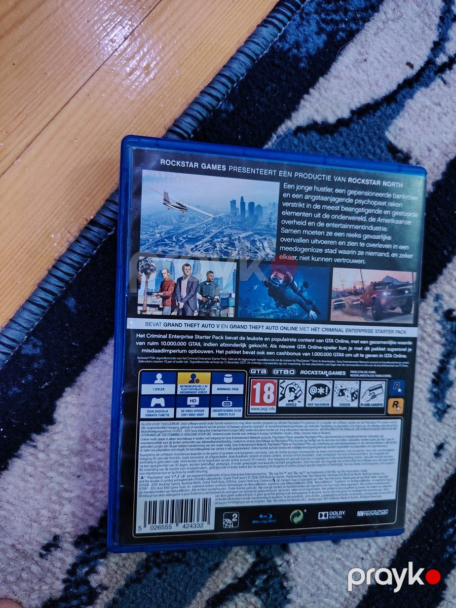 PlayStation 4 üçün GTA5 oyun diski — Periferik cihazlar, Bakı (2)