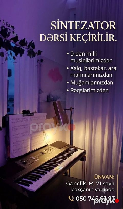 Sintezator dərsi - 0-dan öyrədilir - Milli musiqilərimiz - Xalq — Bakı