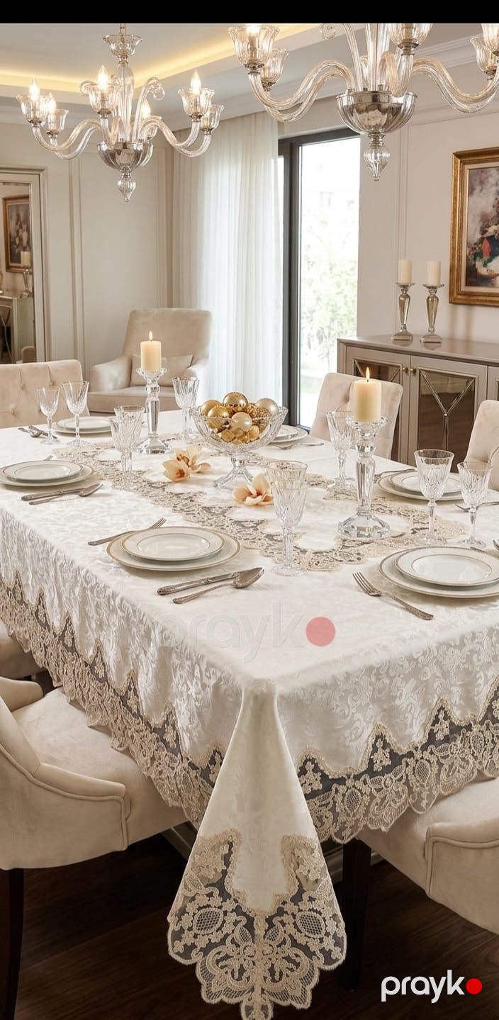 Süfrə 5377, velür, krem, 180х260 sm — Mallar, Bakı (2)