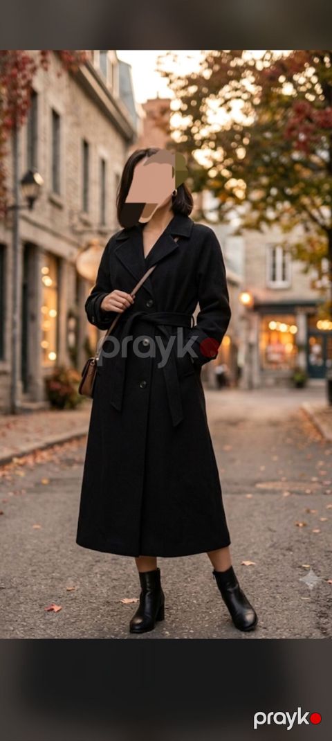 Palto, Terranova, XL, 2XL, rəng - Qara — Gəncə