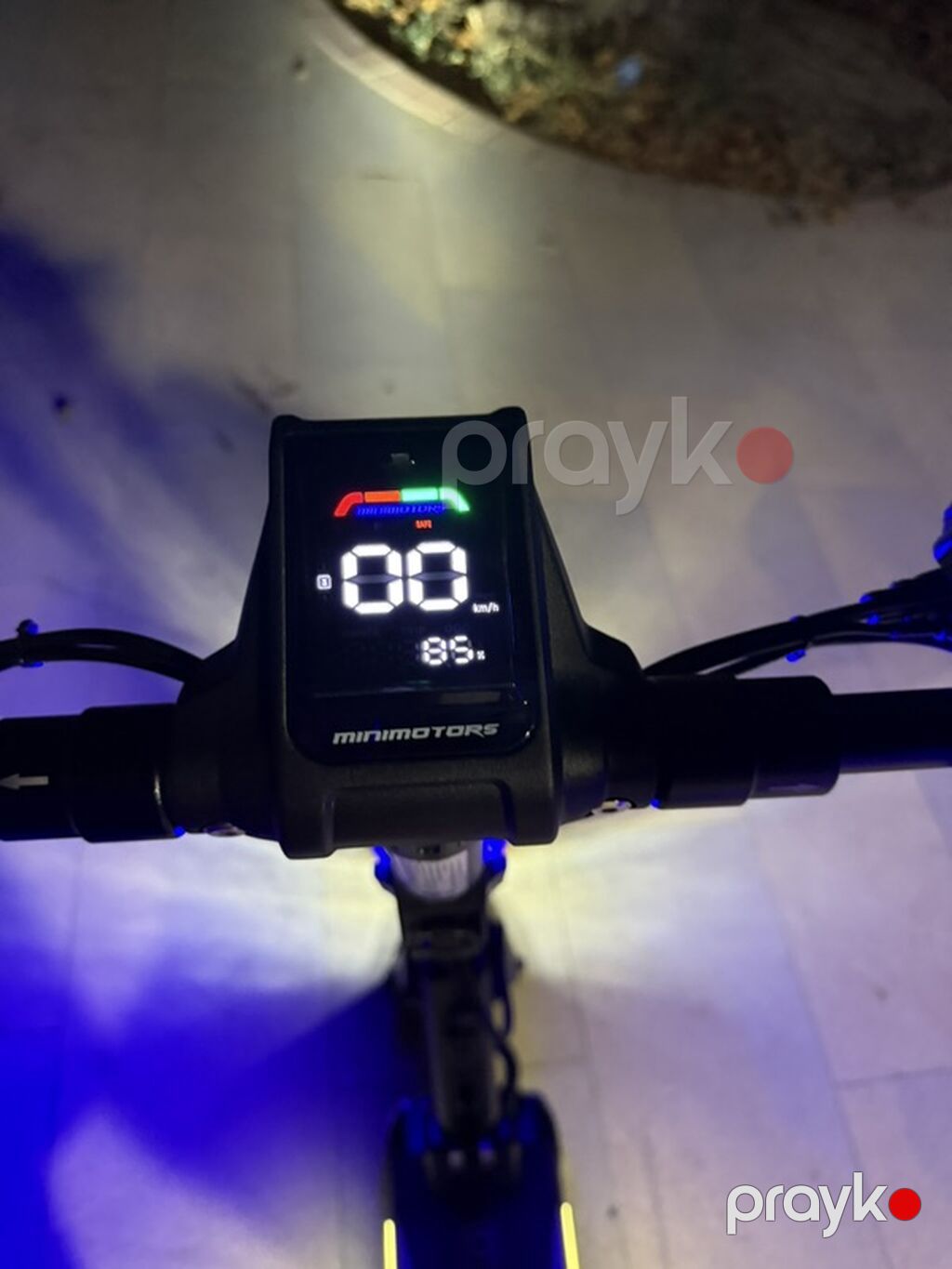 Elektrik skuter – Minimotors (LED displey və geniş işıqlandırma) — Skuterlər, Bakı (5)
