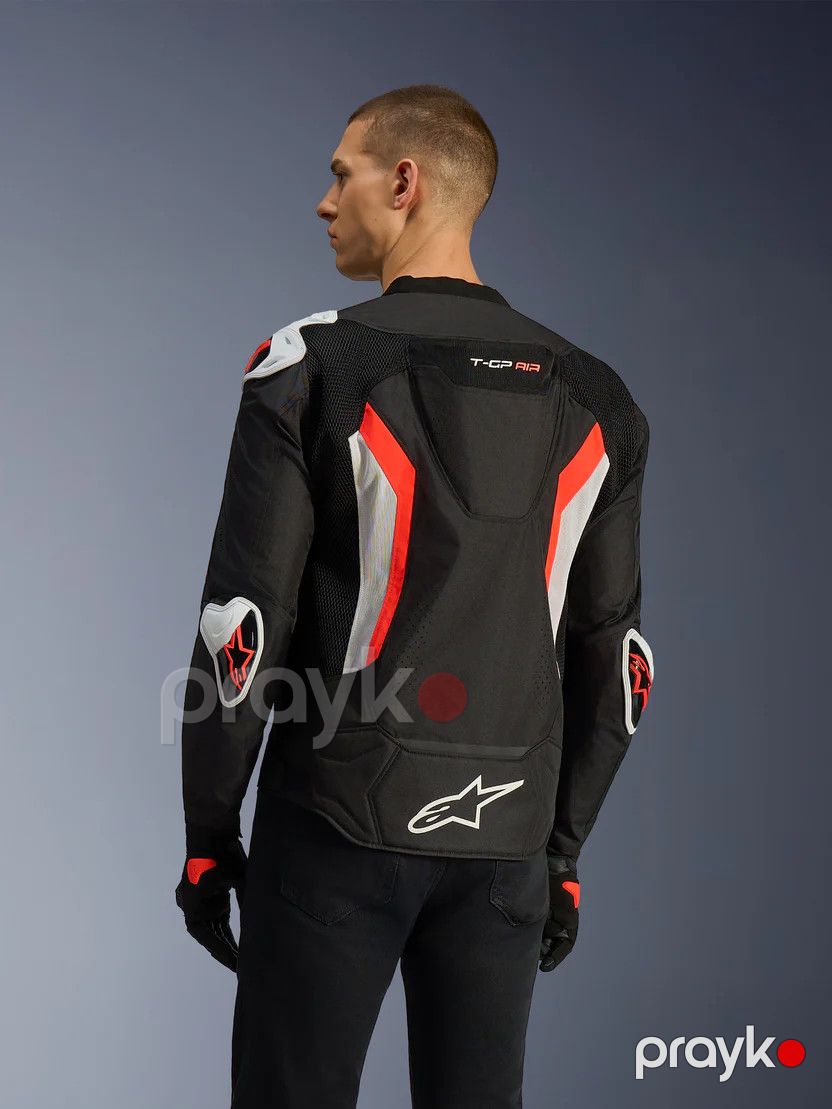 Motosikl gödəkcəsi Alpinestars T-GP Air Jacket 1030, poliester, qara/narıncı/ağ, ölçü XL — Mallar, Bakı (2)
