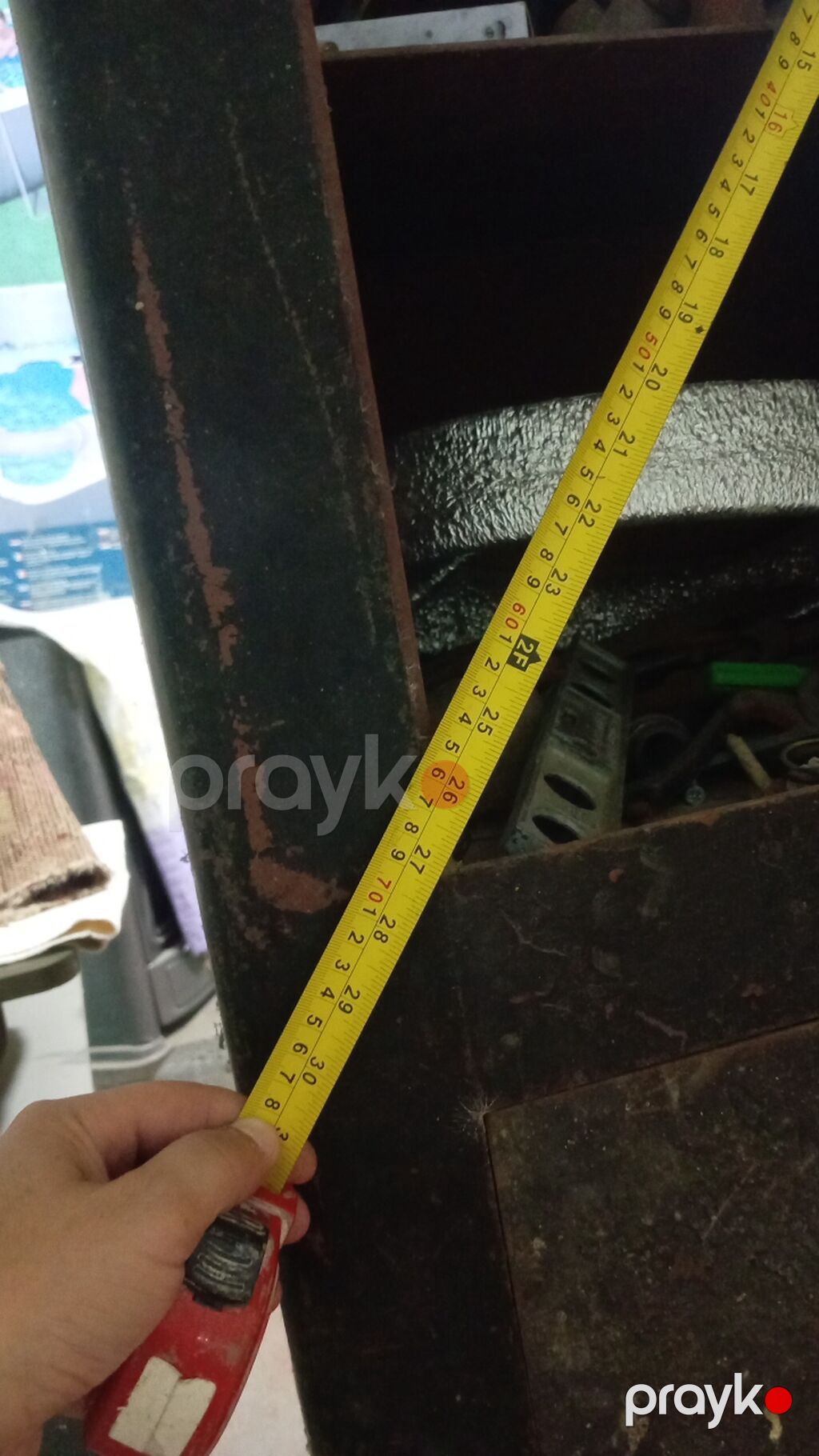 Metal seyf/dolap - Material: qalın metaldan hazırlanmış, ağır — Seyfləri, Digah (3)
