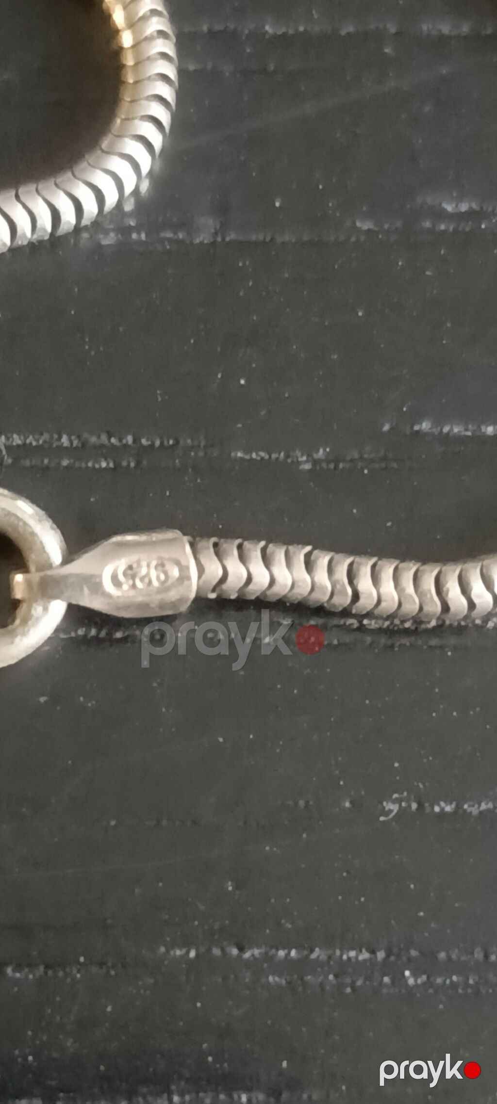 925 gümüş kolye - Material: 925 ayar gümüş (asma hissənin arxa — Dəbilqə, Fatmayı (5)