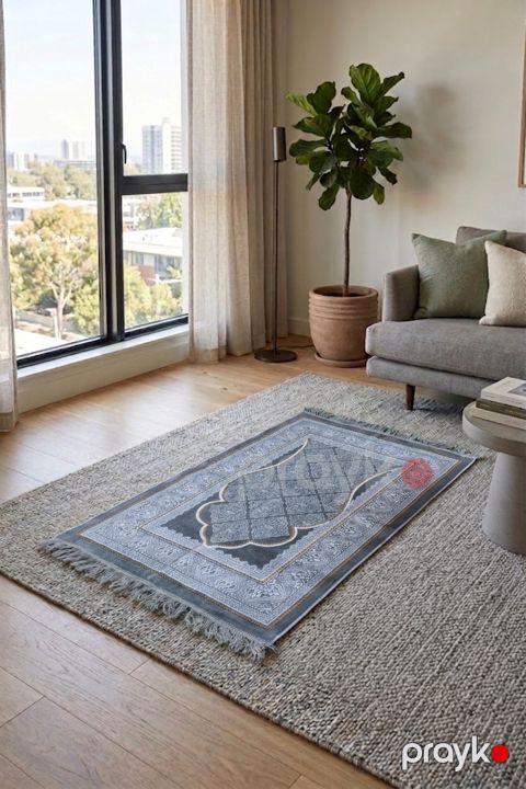Namaz qılmaq üçün xalça 55533, Bambuk, 110x70 sm — Bakı