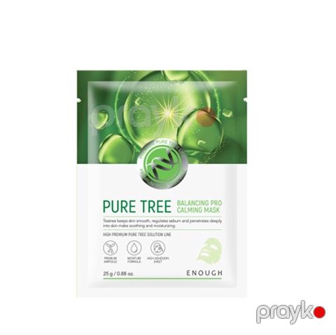 Üz üçün parça maska Enough Pure Tree Balancing Pro çay ağacı ilə 25 ml — Bakı