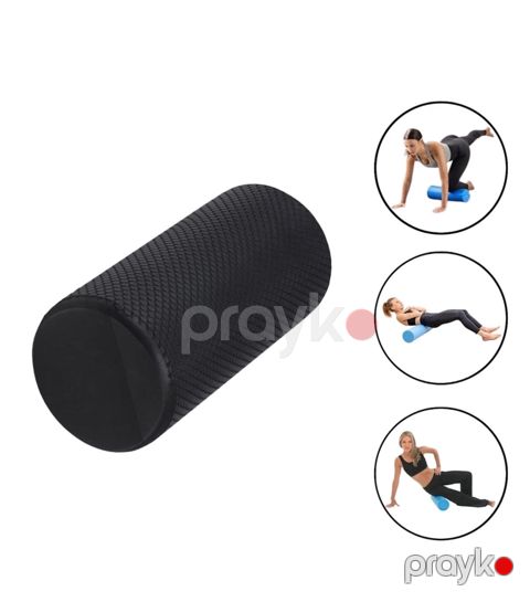 Aerobika üçün masaj diyircəyi, 30 sm, qara — Bakı
