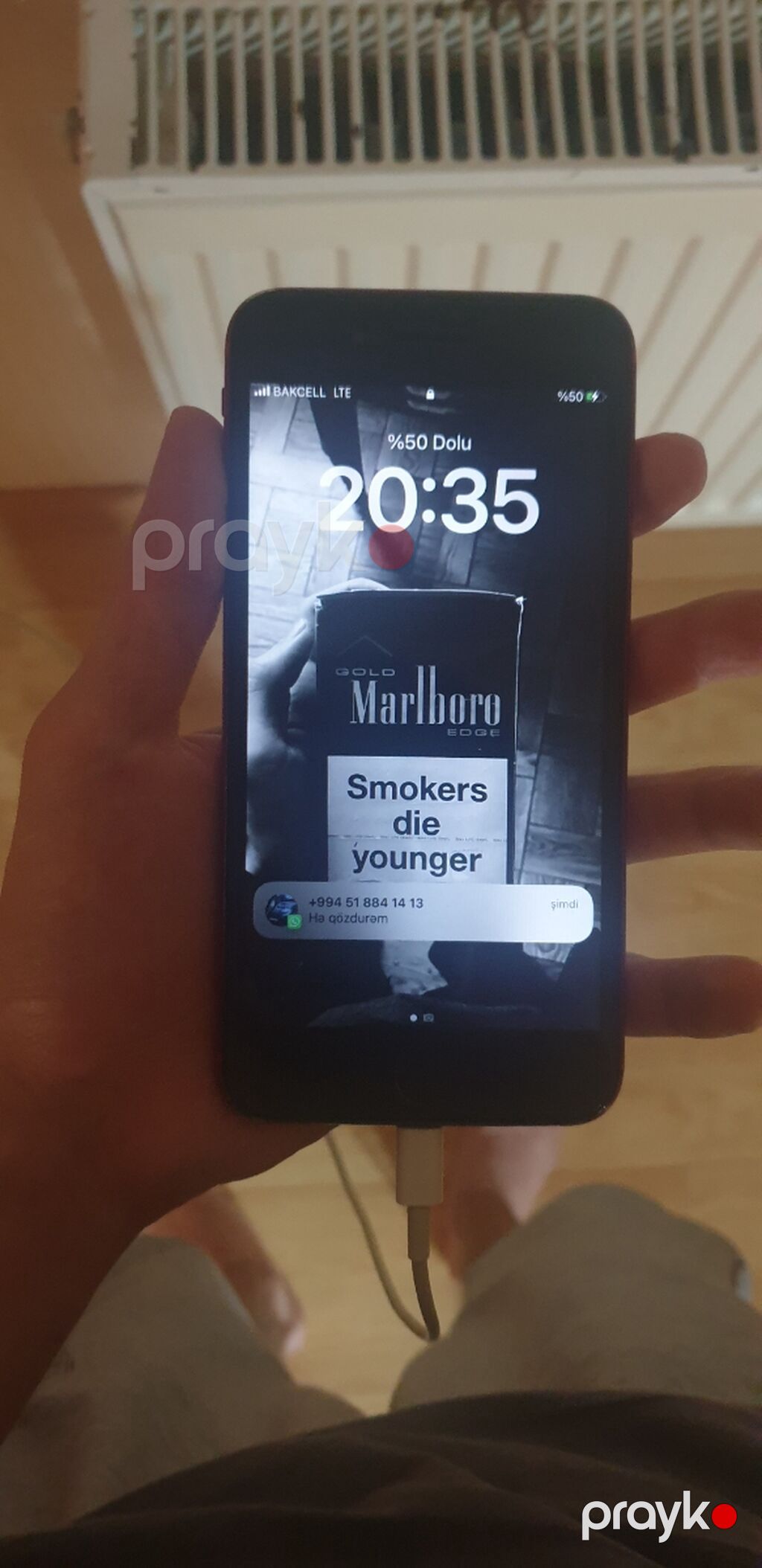 IPhone 8 Plus, Qırmızı, Simsiz şarj — Apple iPhone, Xaçmaz (2)