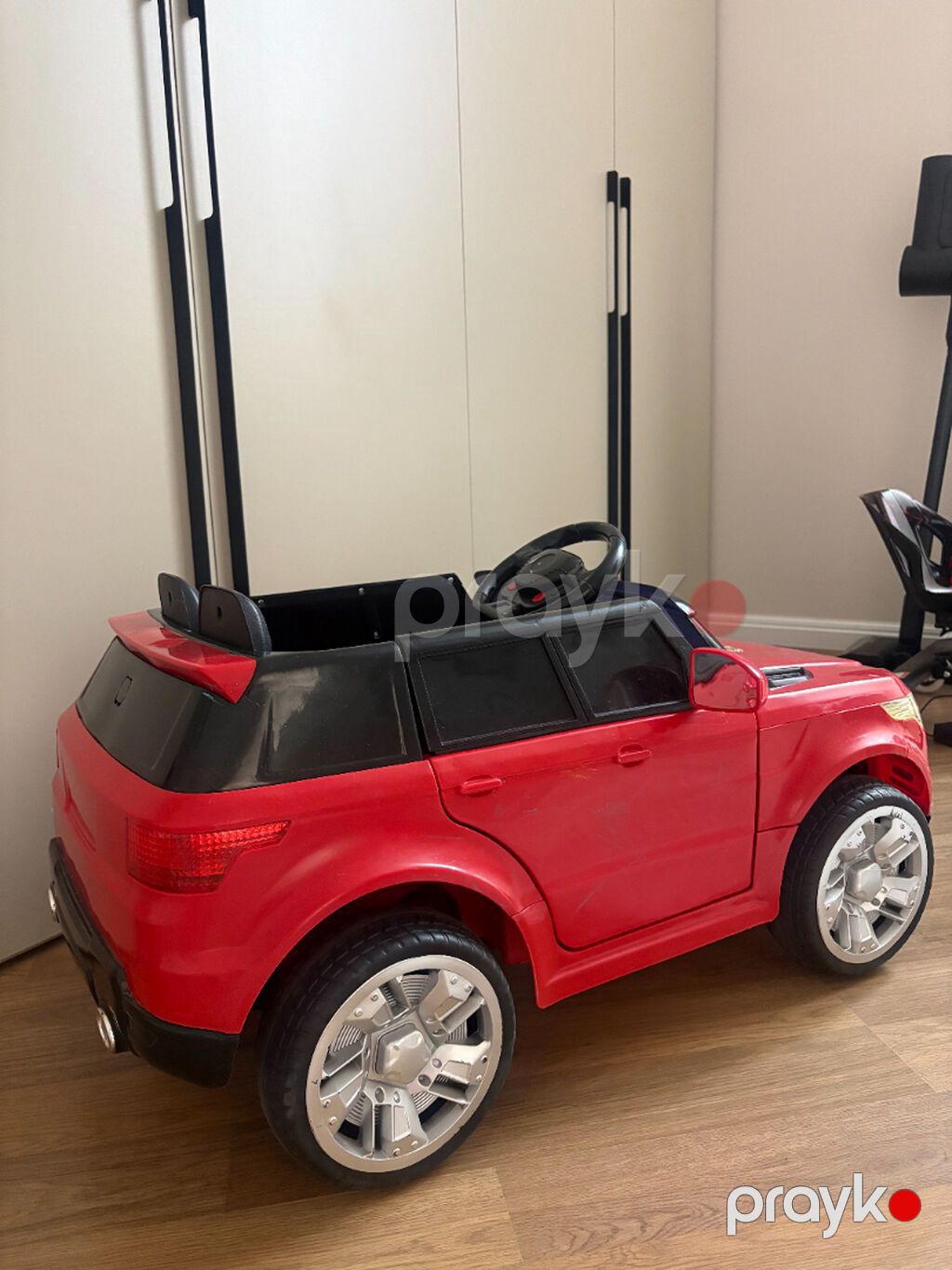 Uşaq üçün elektrikli minik avtomobili - Rəng: qırmızı, SUV stilində — Uşaq avtomobilləri, Bakı (4)