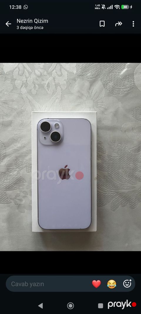 IPhone 14, 128 GB, Simsiz şarj — Digah