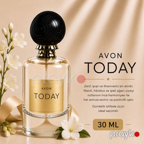 Avelis Parfum Today qadınlar üçün ətir suyu, 30 ml — Bakı
