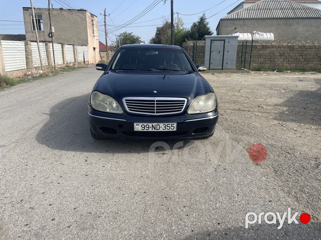 Mercedes S 320, 3.2 L, 1998 il, 440 000 km — Avtomobillər, Bakı (2)