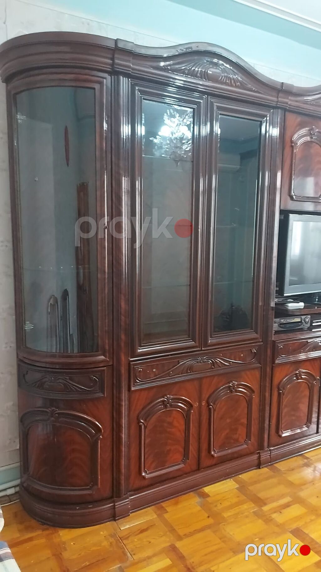 Klassik üslubda iri qonaq otağı “stenka” mebeli Malyziya istehsali — Qonaq otağı üçün, Sumqayıt (6)