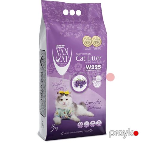 Topalaşan doldurucu pişiklər üçün Van Cat Super Premium Quality Cat Lavanda 5 kq — Bakı