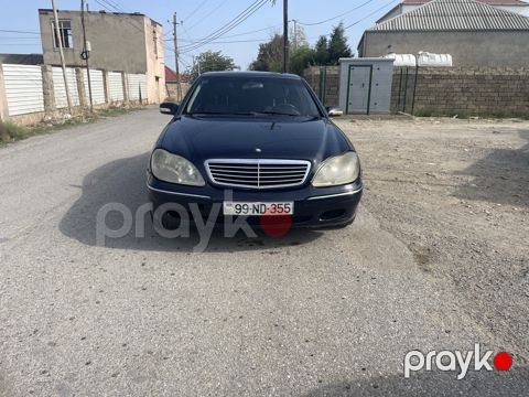Mercedes S 320, 3.2 L, 1998 il, 440 000 km — Bakı