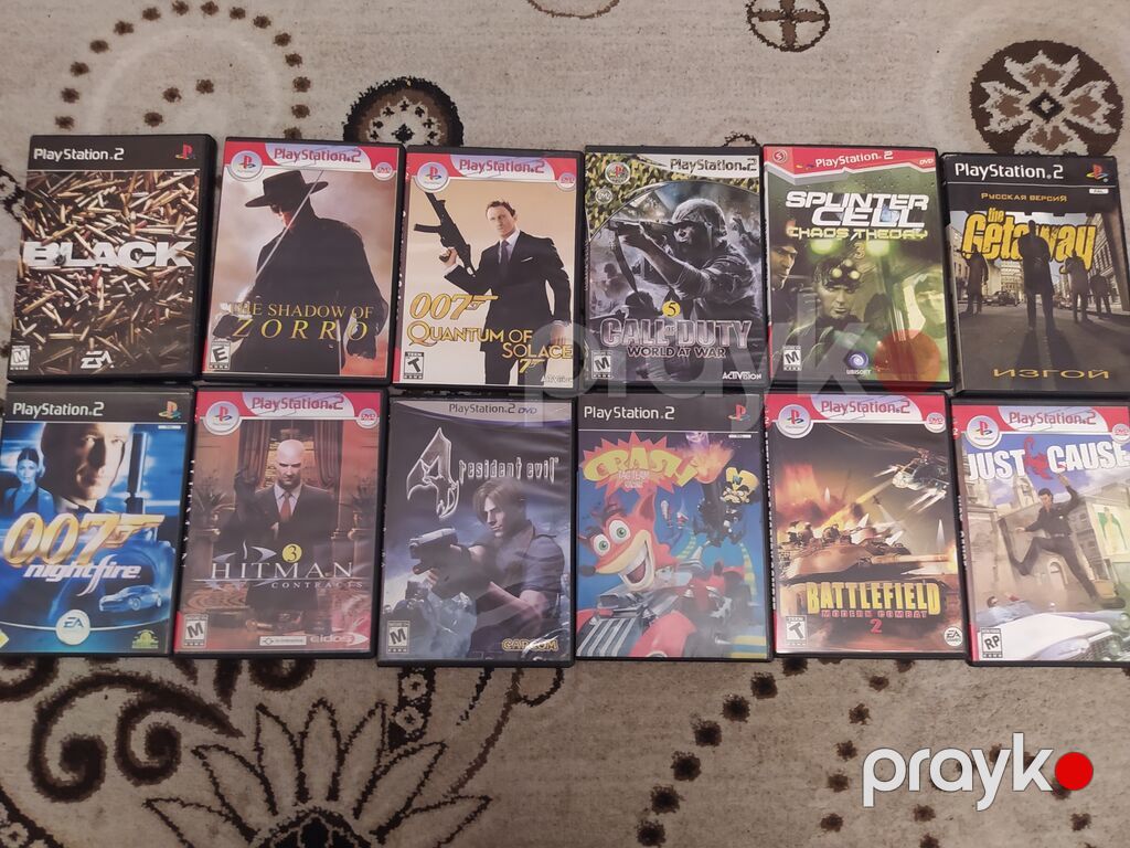 PlayStation 2 üçün böyük fiziki disk kolleksiyası PS2 üçün müxtəlif — Konsol oyunları, Bakı (5)