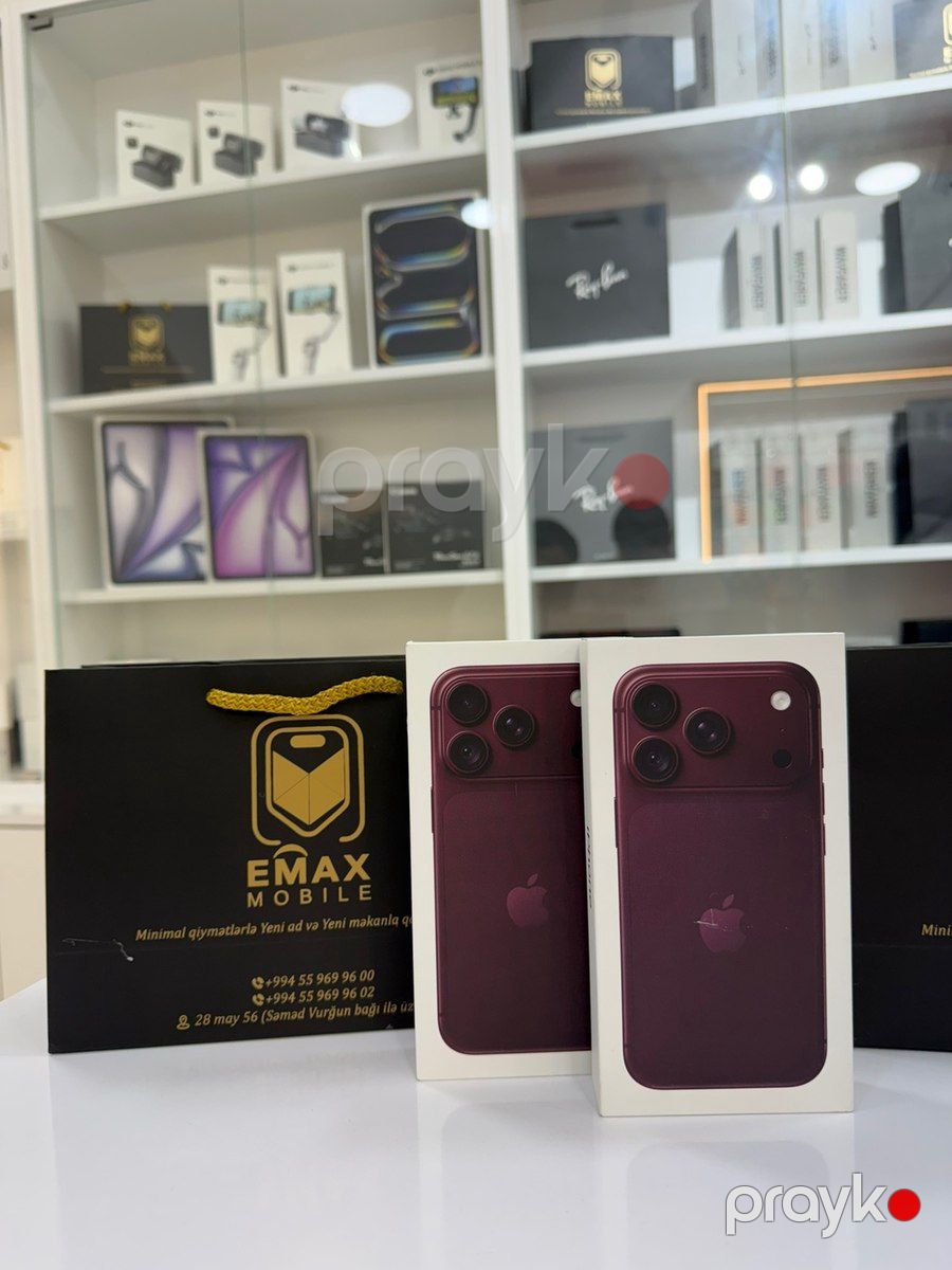 Apple iPhone 18 Pro Burgundy 256GB/12GB — Smartfonlar, Bakı (2)