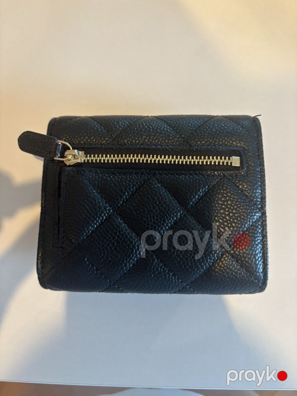 Chanel klassik qabarıq tikişli kiçik pulqabı - Rəng: qara, qızılı — Cüzdanlar və vizit kartlıqları, Bakı (2)