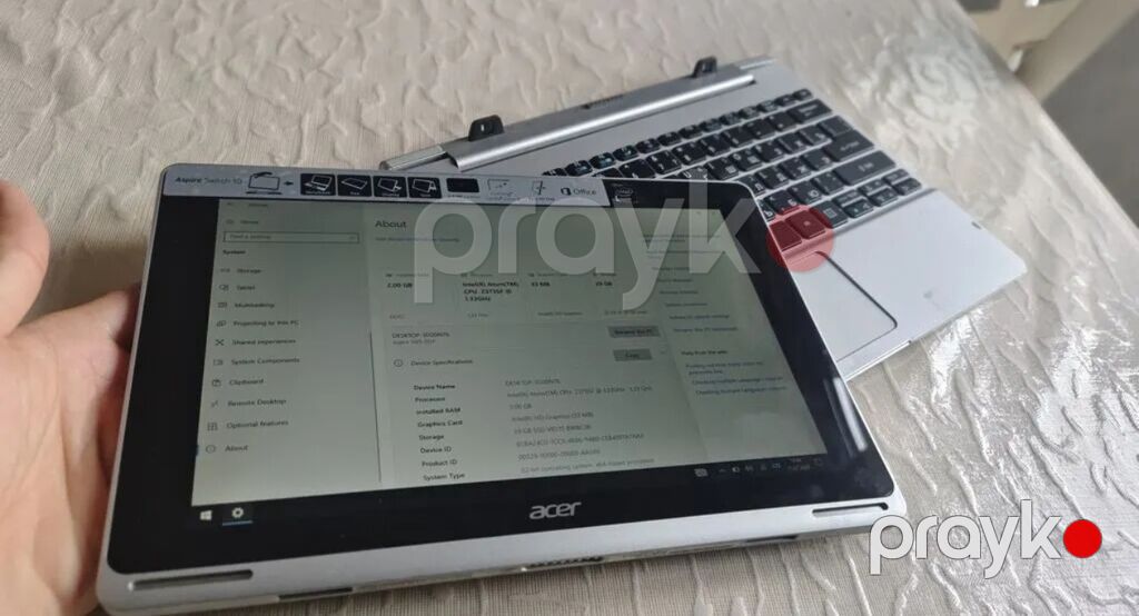 Acer Aspire Switch 10 – 2‑in‑1 planşet/noutbuk Xüsusiyyətlər: - 10.1" — Acer, Masazır (5)