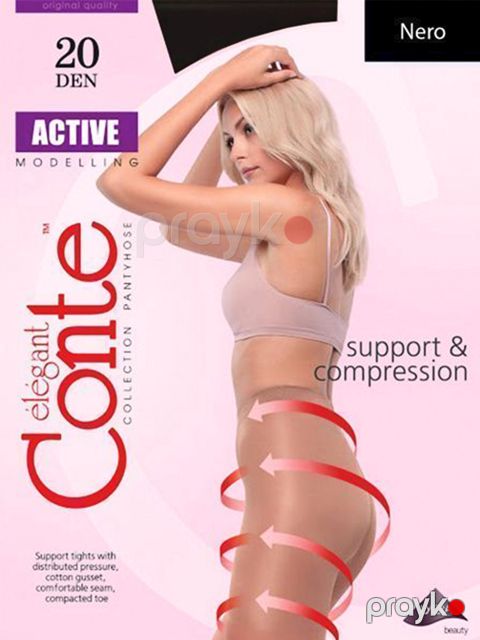 Kolqotqa Conte Elegant Active,20den,2(S),Nero — Bakı