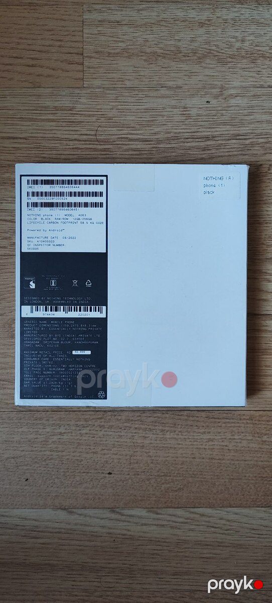 Nothing Phone (1) Black 256GB/12GB — Smartfonlar, Bakı (8)