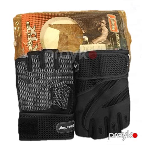 Məşq üçün əlcəklər 807 WS0384, ölçü XXL, qara — Bakı