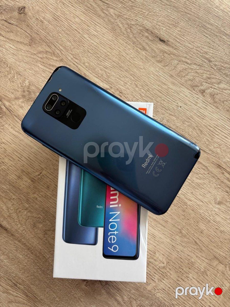 Xiaomi Redmi Note 9 Midnight Gray 128GB/4GB — Smartfonlar, Bakı (3)