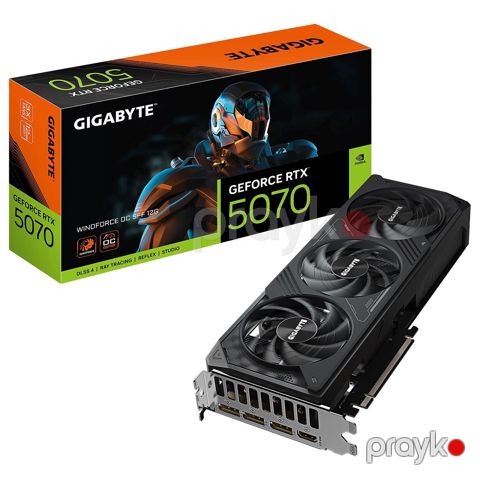 Video kart gıgabyte RTX 5070 wındforce sff 12GB — Bakı