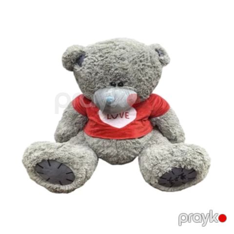 Yumşaq oyuncaq Teddy, boz, 150 sm, 20306195 — Bakı