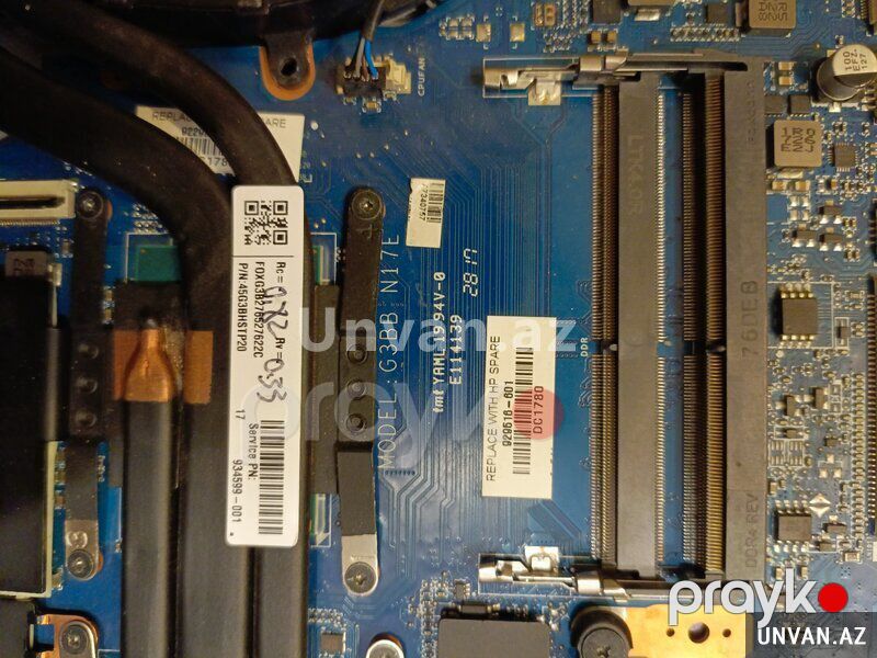 Hp Omen 17-an plata — Mallar, Bakı (4)