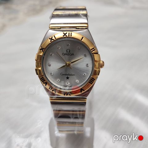 Qadın qol saatı Omega Eurozamok Silver/Gold — Bakı