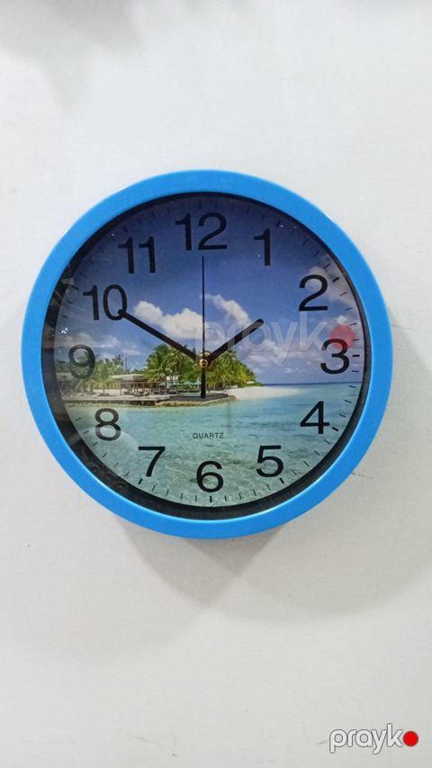 Divar saatı GE-007279, göy — Bakı